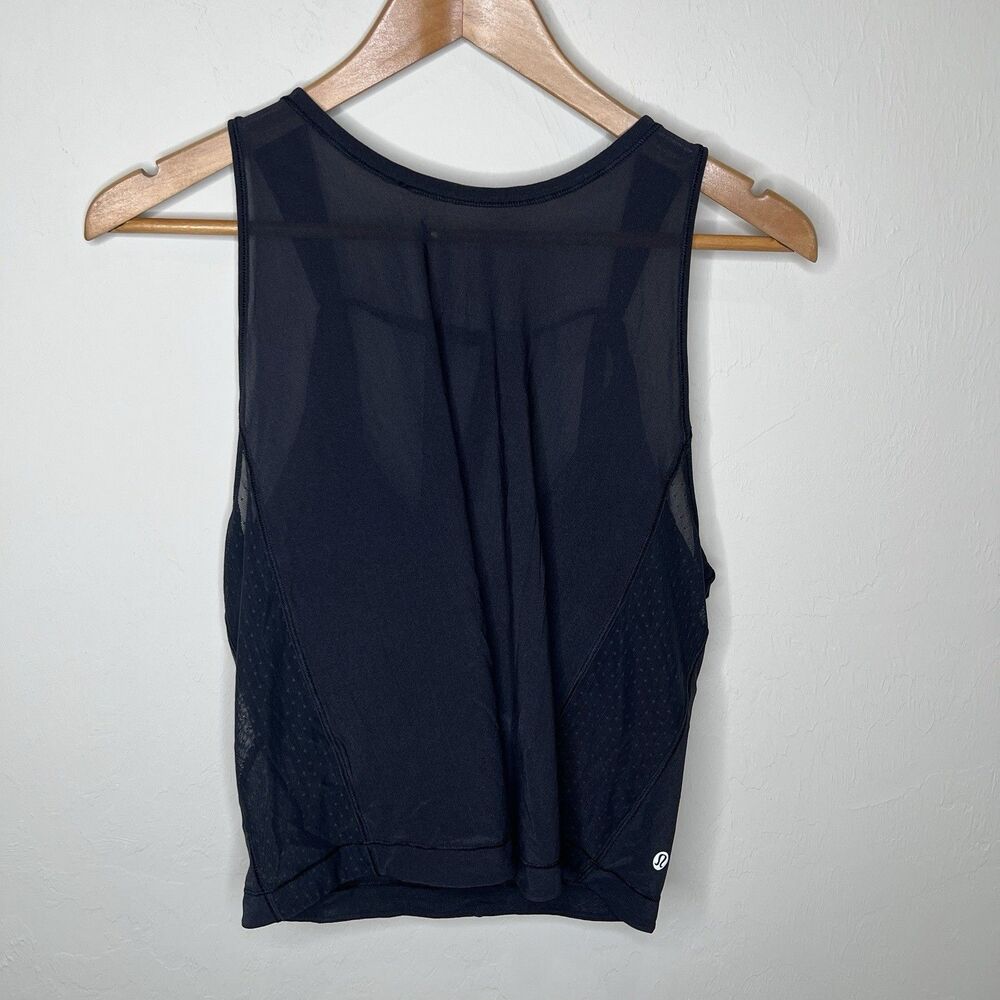 Lululemon Rivitalize Tank Top Women's Size 6 Black
